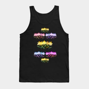 Cornflowers on Blush Tank Top